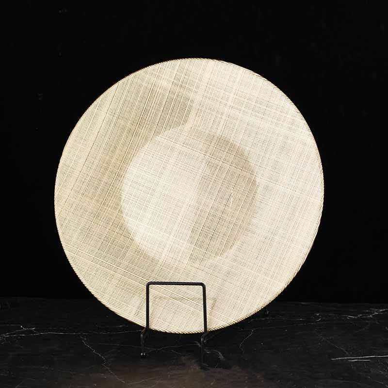 Wholesale Glass Charger Plate PZ-008 - Image 5